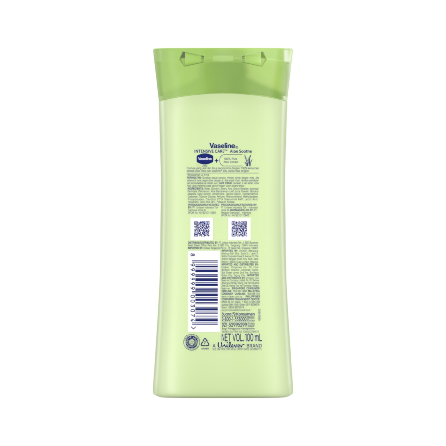 Vaseline Lotion Intensive Care Aloe Soothe 100ml