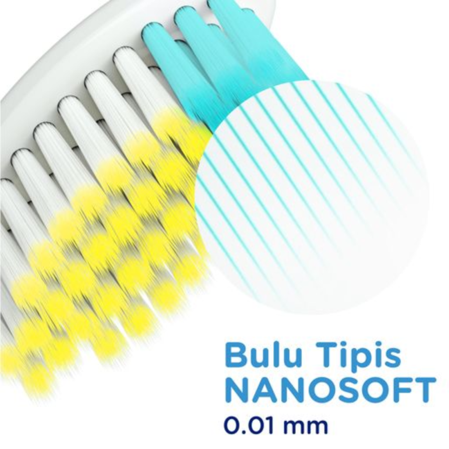 Pepsodent Nanosoft Clean Sikat Gigi 3pcs