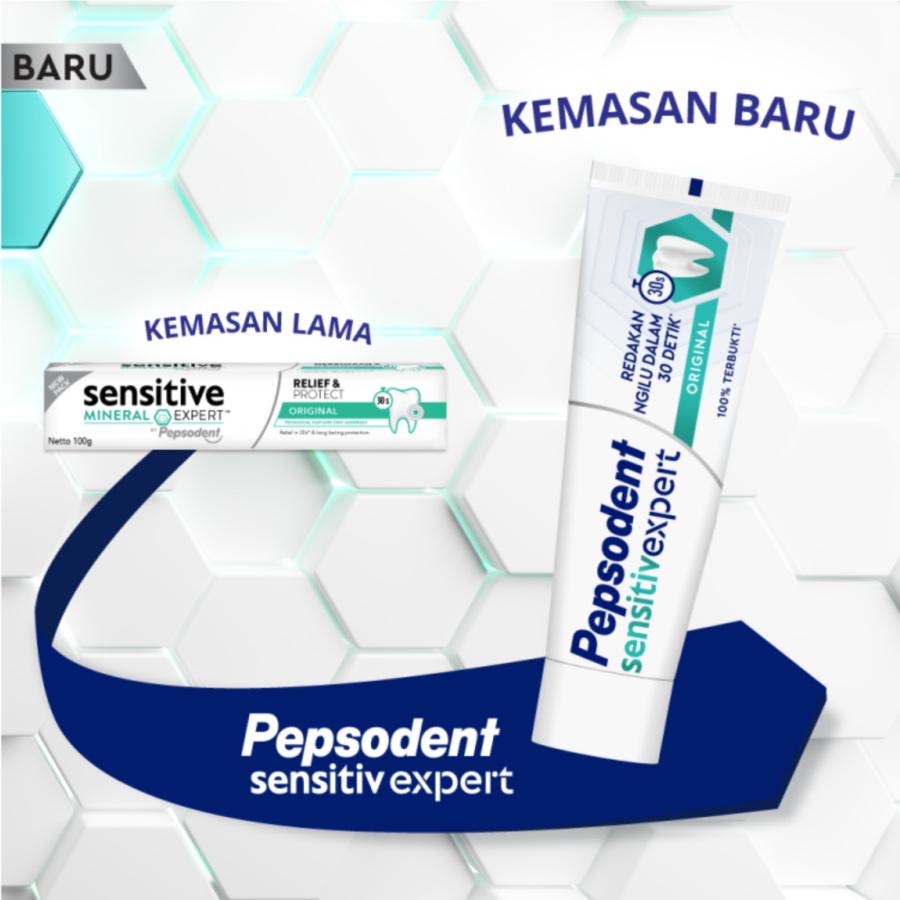 Pepsodent Sensitive Mineral Expert Original Toothpaste 100gram