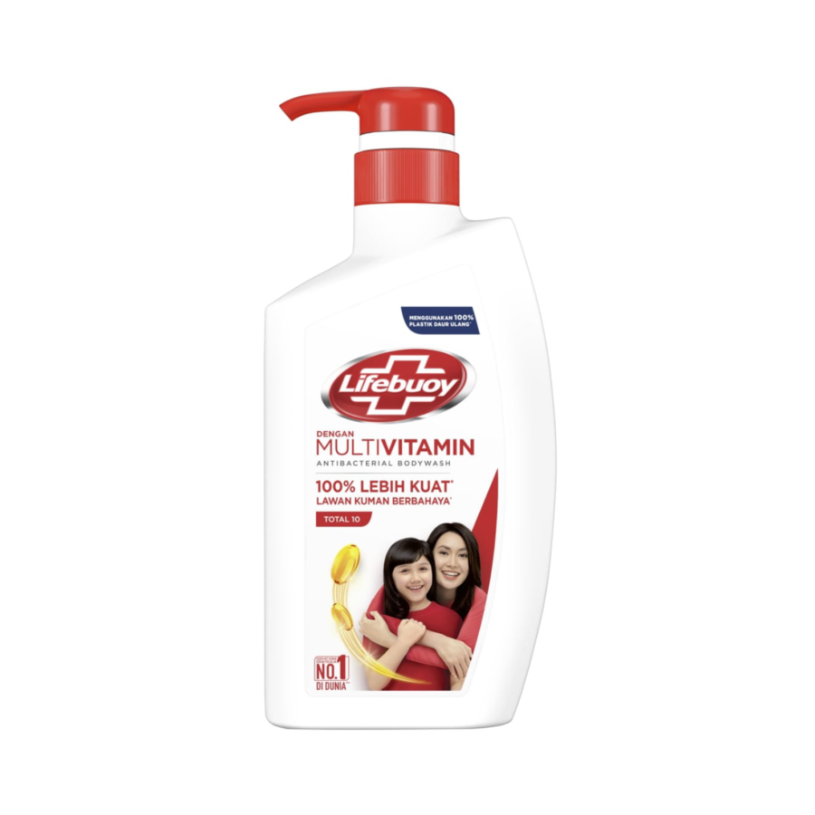 Lifebuoy Antibakteri Total 10 Activ Silver+ Formula/Sabun Mandi 500ml