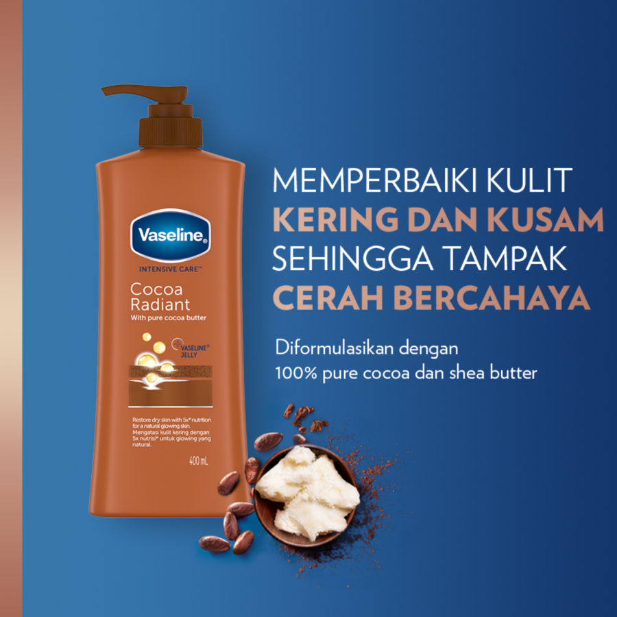 Vaseline Intensive Care Cocoa Radiant Body Lotion 400ml
