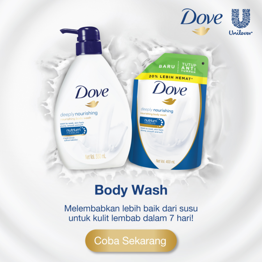 Dove Deeply Nourishing Body Wash 550ml