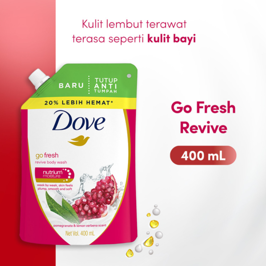 Dove Go Fresh Body Wash 400ml