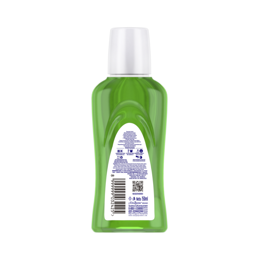 Pepsodent Mouthwash Herbal Natural 150ml