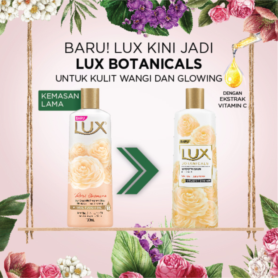 Lux Bodywash White Velvet Botol 250ml