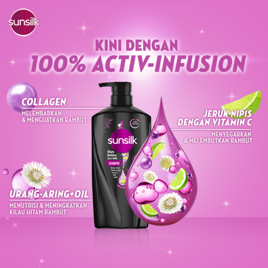 Sunslik Black Shine Shampoo 650ml