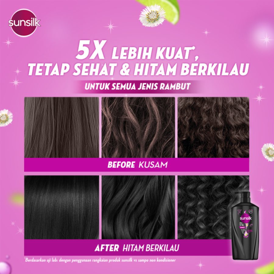 Sunslik Black Shine Shampoo 650ml