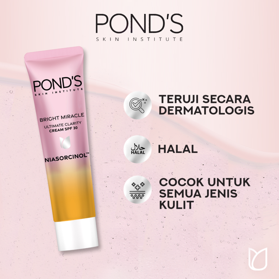 Pond'S Bright Miracle Ultimate Niasorcinol Clarity Cream Pencerah Wajah 20gram