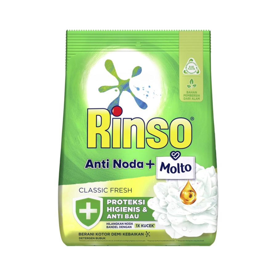 Rinso Anti Noda Deterjen Bubuk Classic Fresh - Deterjen Anti Noda/Deterjen Bubuk  1800gram