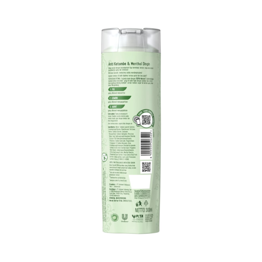 Sunslik Hijab Anti Ketombe & Menthol Dingin Shampoo 300ml