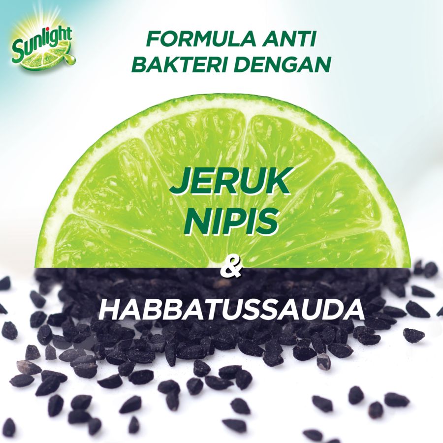 Sunlight Sabun Pencuci Piring Habbatussauda Refill 210ml