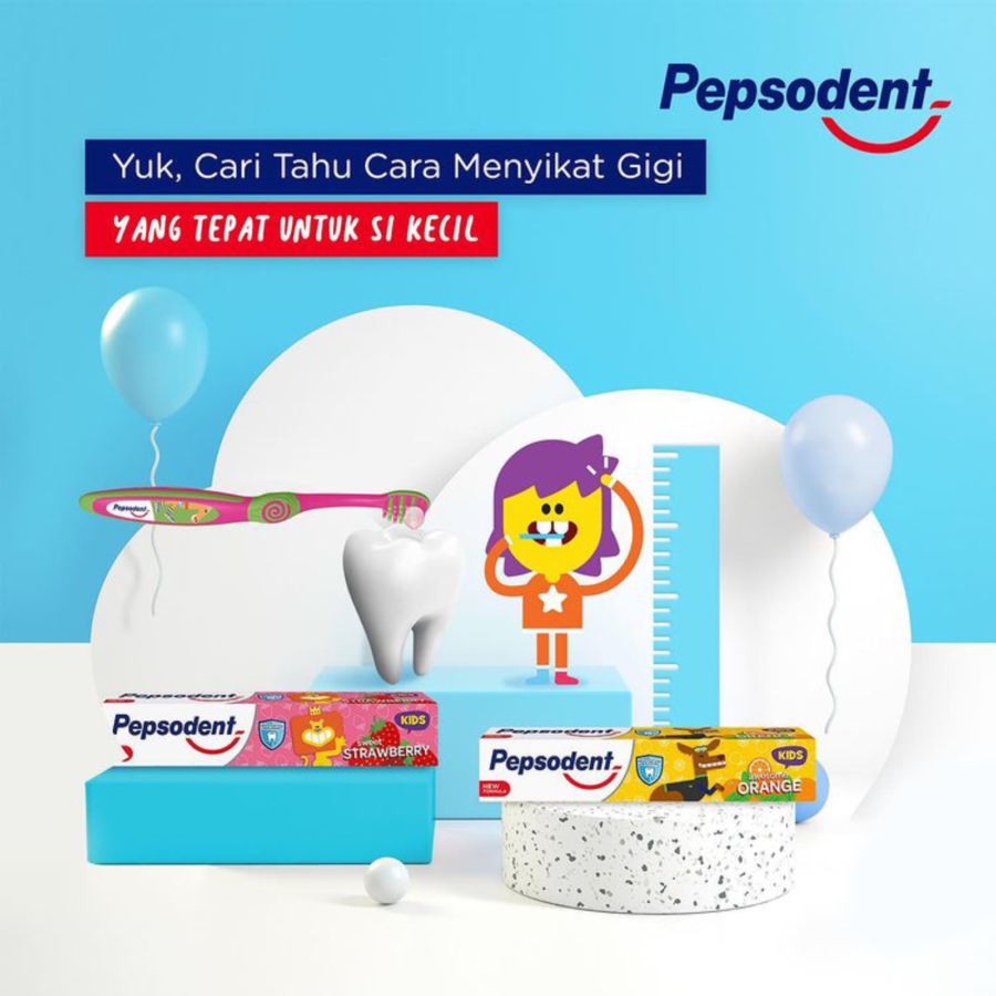 Pepsodent Kids Extra Soft Toothbrush 1pcs