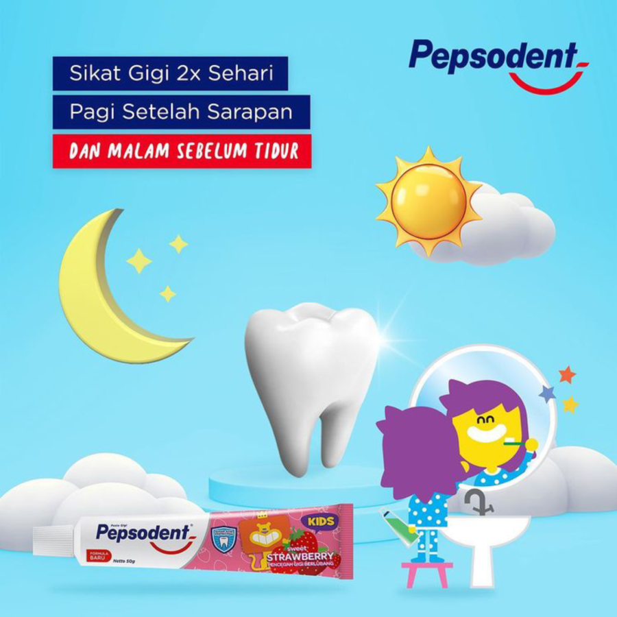 Pepsodent Kids Extra Soft Toothbrush 1pcs