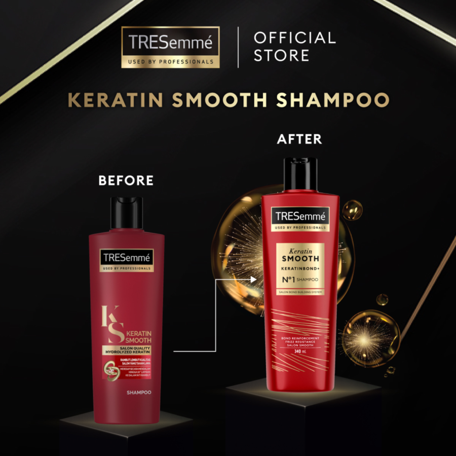 Tresemme Keratin Smooth Keratinbond+ N1 Shampoo 340ml