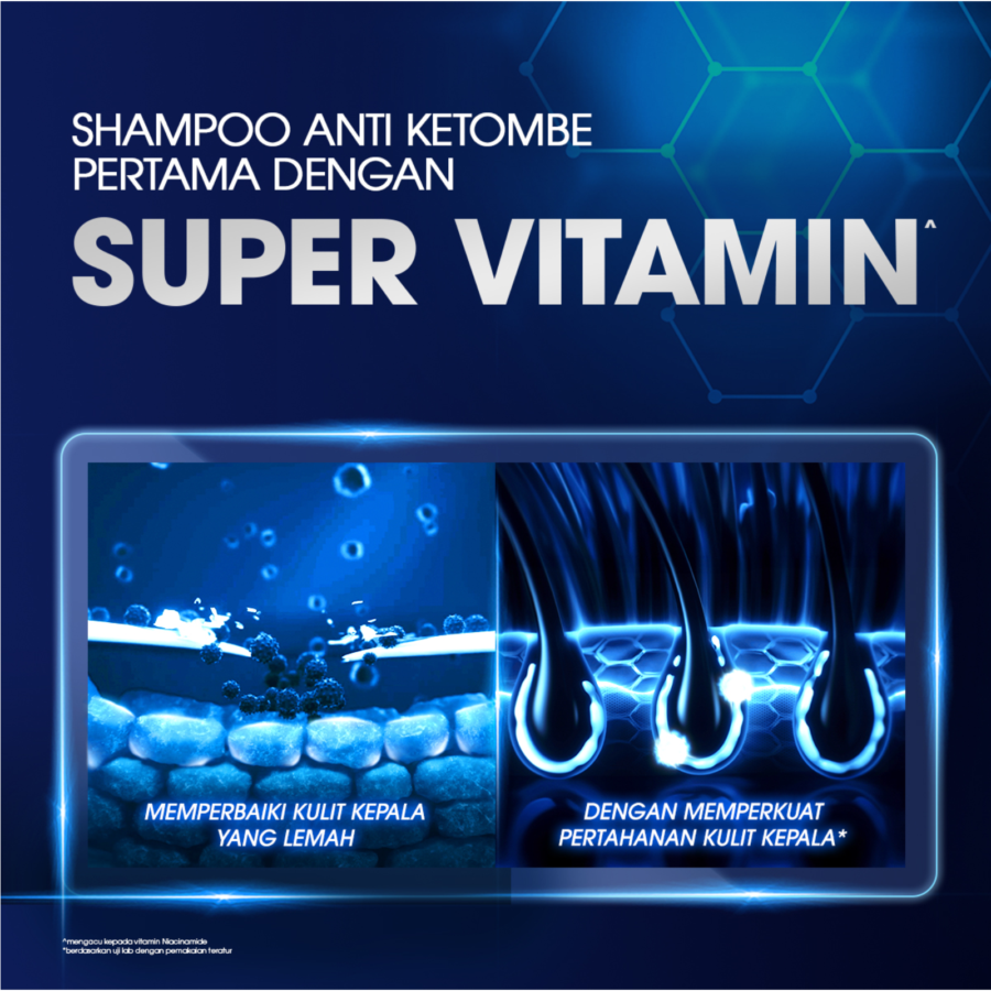 Clear Men Perawatan Total Active Anti Ketombe Shampoo 300ml