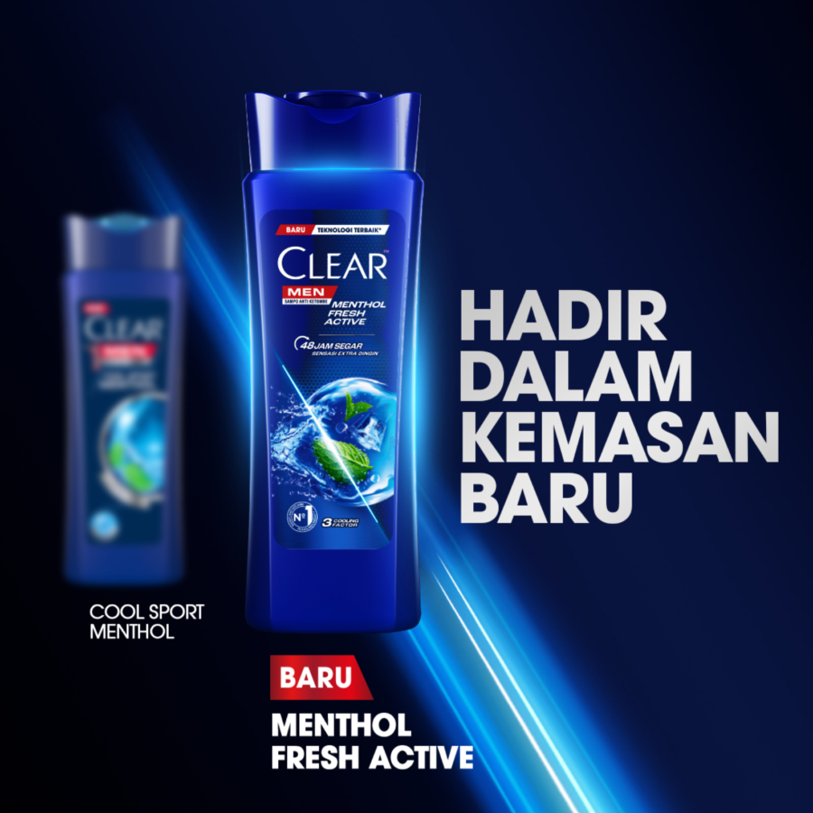 Clear Men Menthol Fresh Active Anti Dandruff Shampoo 160ml