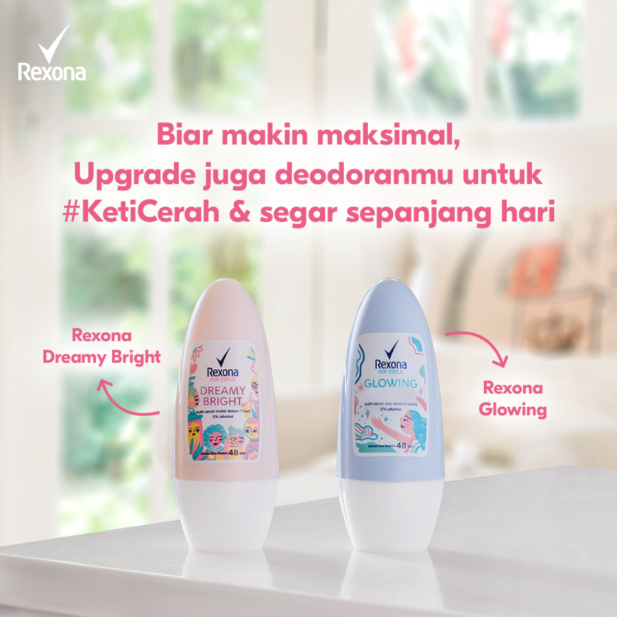 Rexona for Girl Glowing Deodorant Roll On 40ml