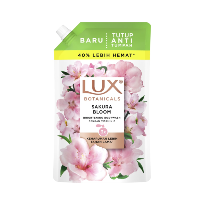 Lux Botanicals Liquid Soap Sakura Bloom Pouch/Sabun Mandi