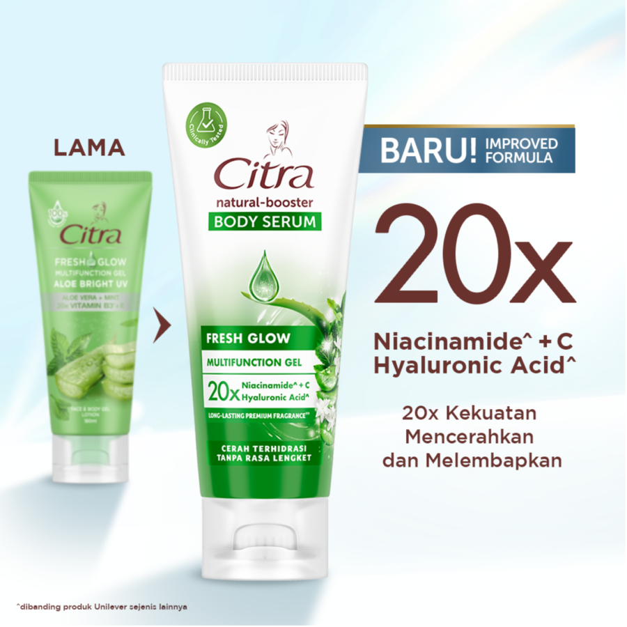 Citra Bright UV Aloe Vera & Mint 180ml