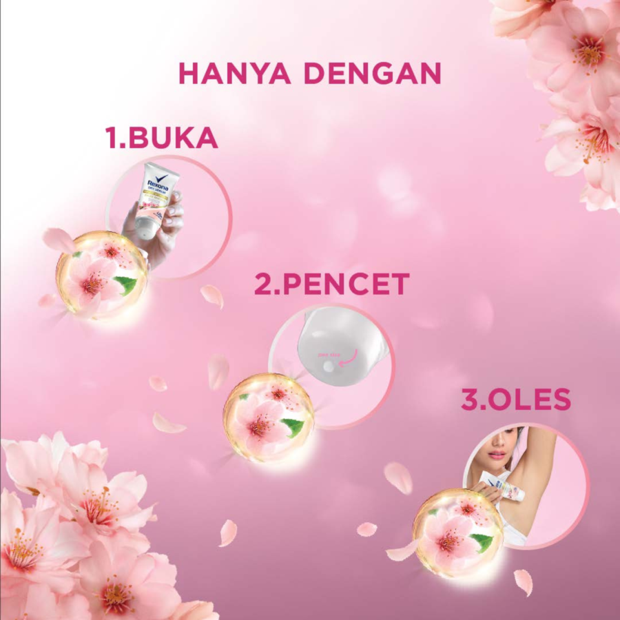 Rexona Natural Brightening Fresh Sakura Deodorant Serum 50ml