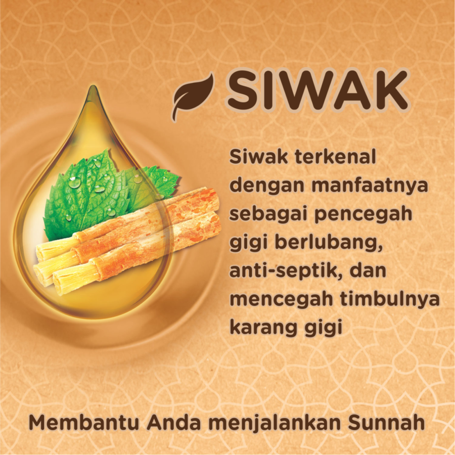 Pepsodent Complete 8 Natural Essentials Siwak Toothpaste 175gram