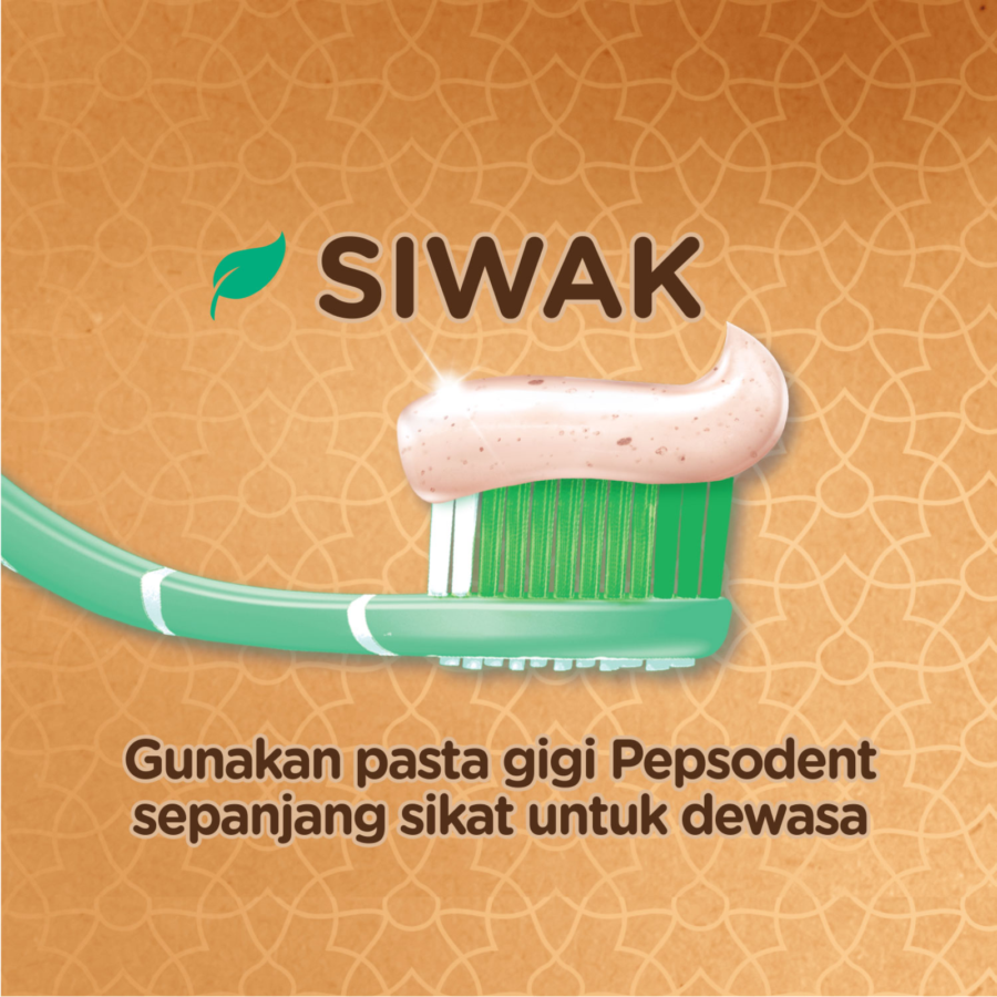 Pepsodent Complete 8 Natural Essentials Siwak Toothpaste 175gram