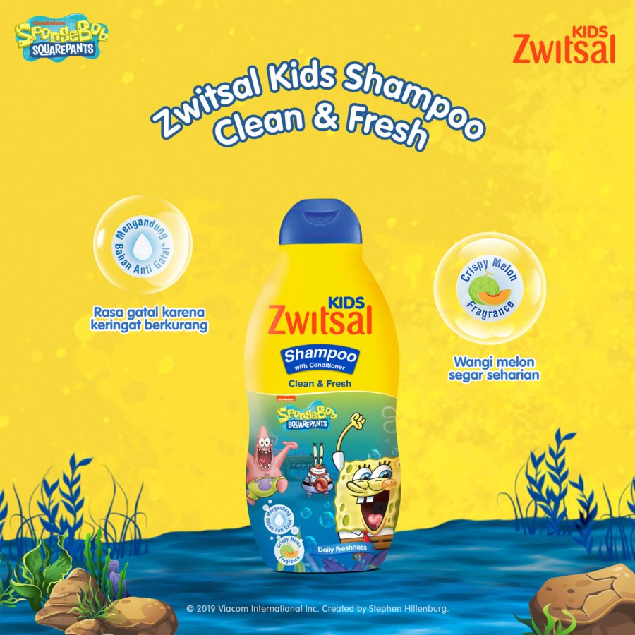 Zwitsal Kids Clean & Fresh Kids Shampoo 180ml