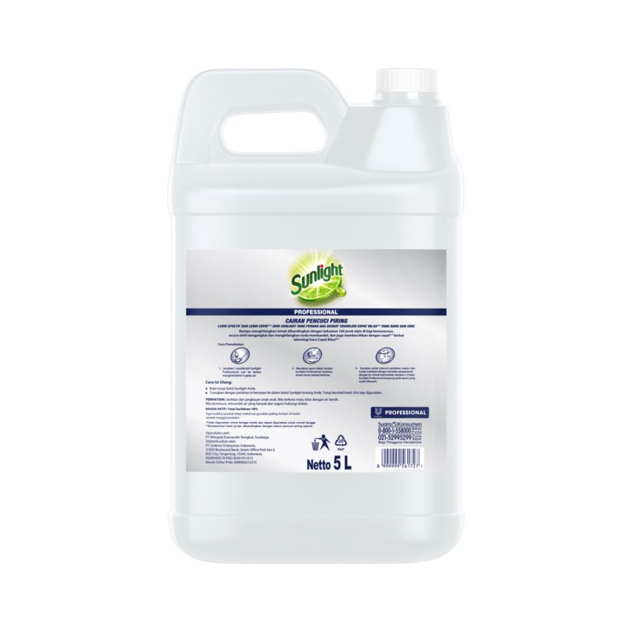 Sunlight Professional Jeruk Nipis Cairan Pencuci Piring 5liter