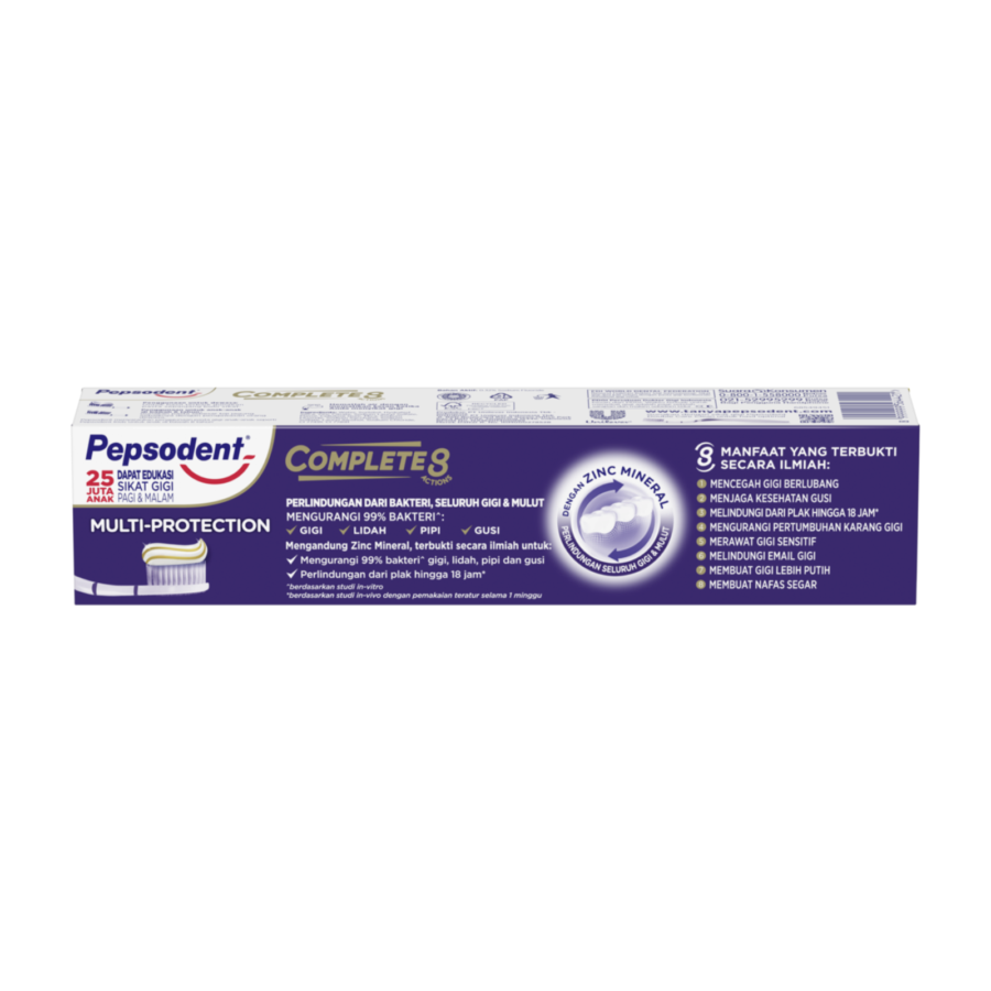 Pepsodent Complete 8 Multi Protection Pasta Gigi 150gram