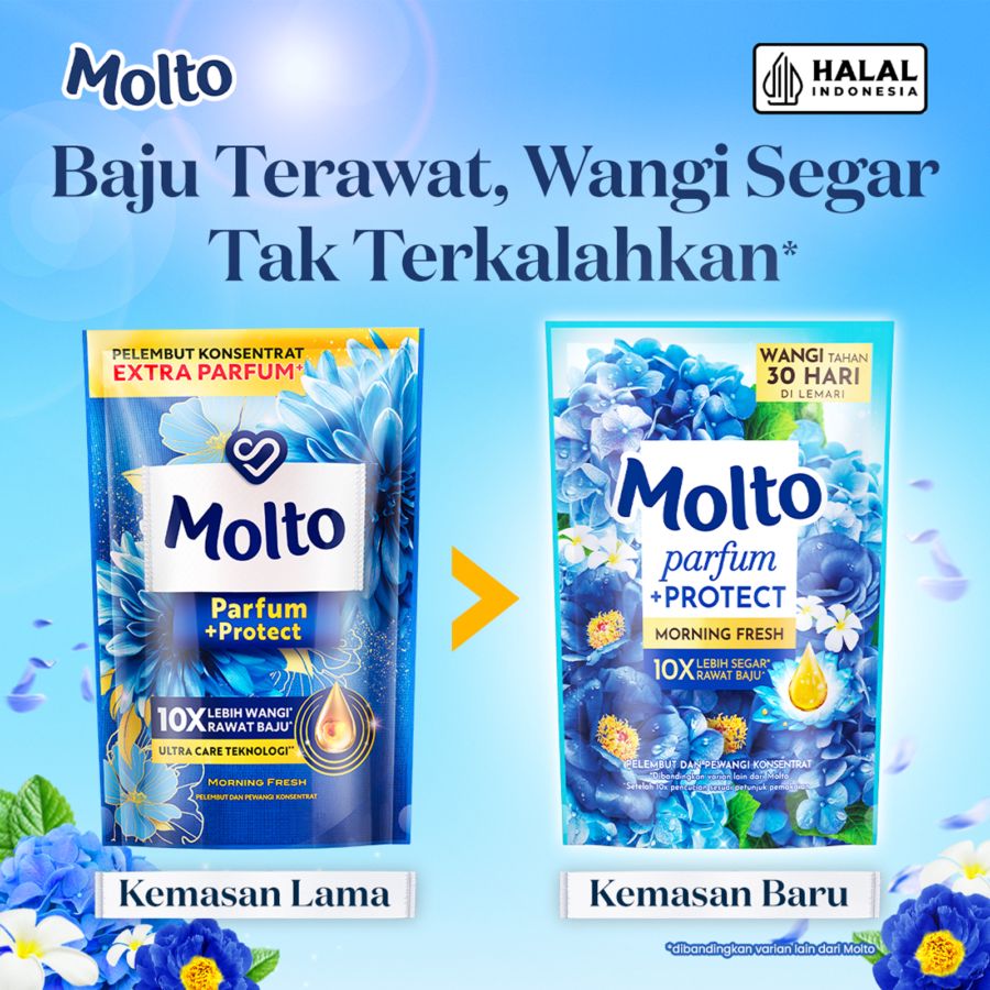 Molto All in One Morning Fresh Pelembut Pakaian 550ml