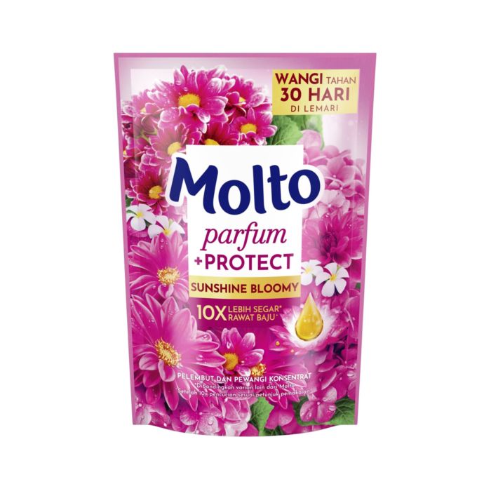 Molto All in 1 Pink Pouch 650ml/Pewangi Pelembut Pakaian