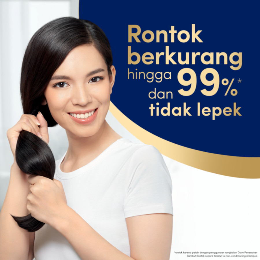 Dove Shampoo Perawatan Rontok 135ml