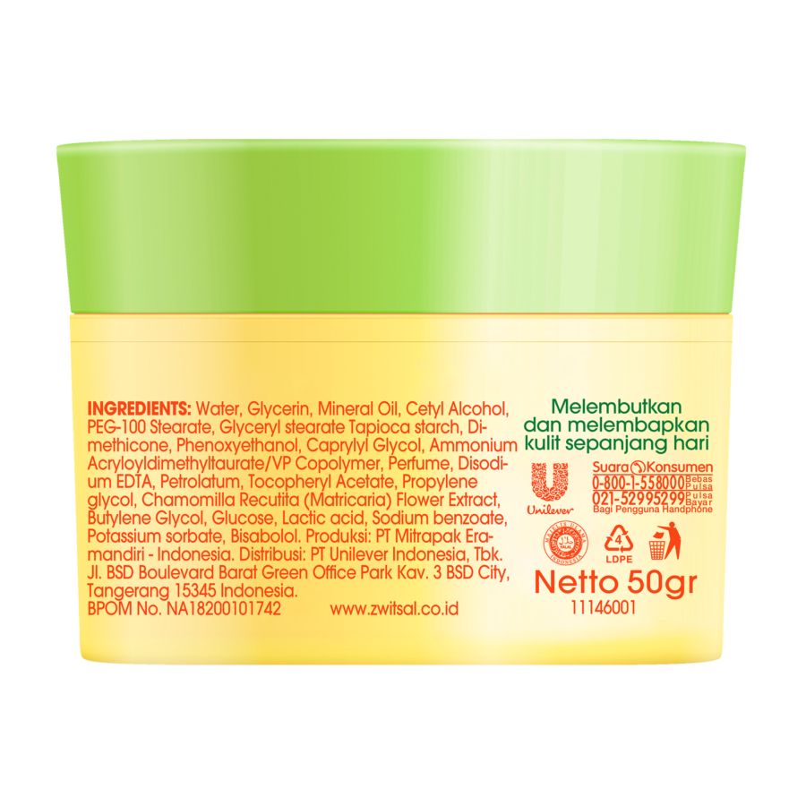 Zwitsal Baby Face & Body Perawatan Bayi 50gram
