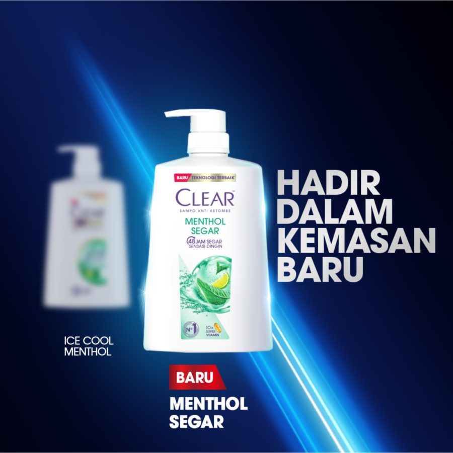Clear Shampoo Anti Ketombe Ice Cool Menthol 1200ml