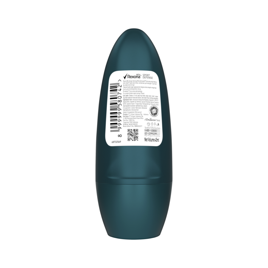 Rexona Men Motion Actived Sport Defense Deodorant Roll On 45ml