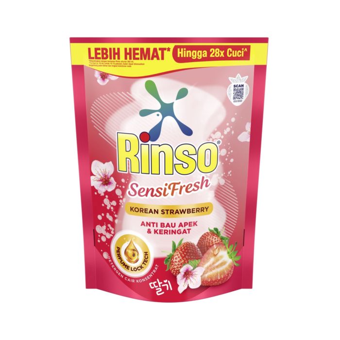 Rinso Molto Korean Strawberry Deterjen Cair