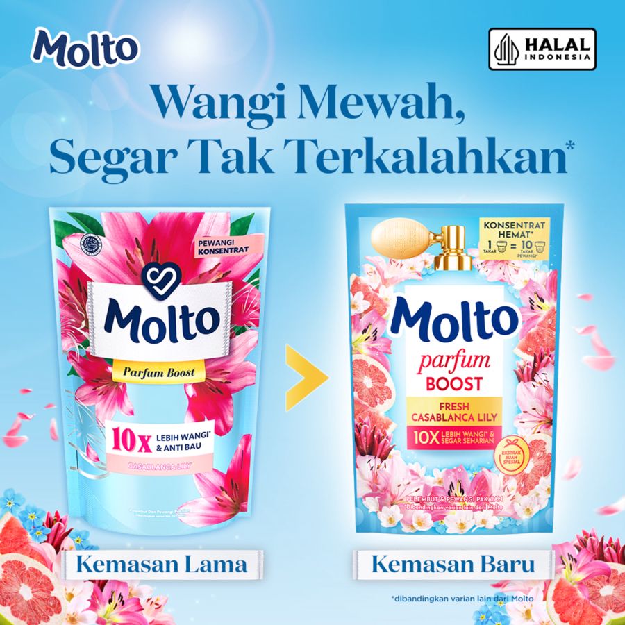 Molto Parfum Boost Casablanva Lily Pewangi & Pelembut Pakaian 650ml