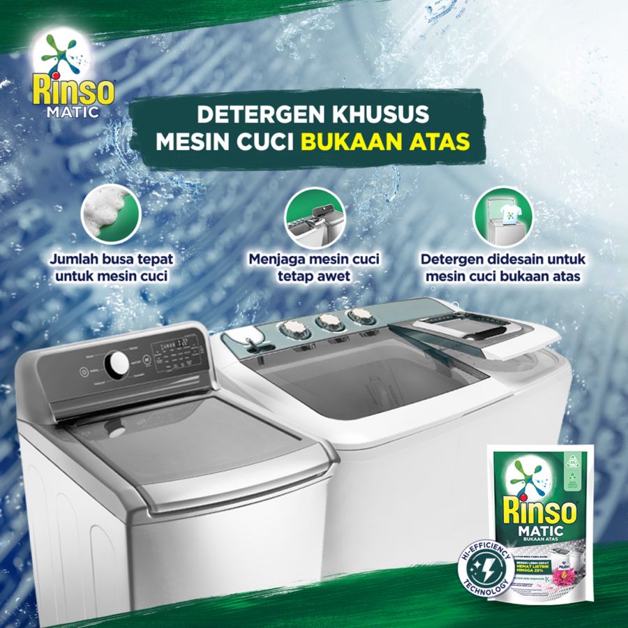 Rinso Matic Top Load Deterjen Cair 700ml