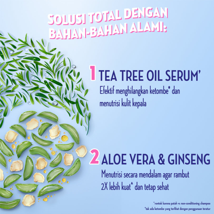 Sunsilk Shampoo Anti Ketombe Rambut Sehat dan Kuat 320ml