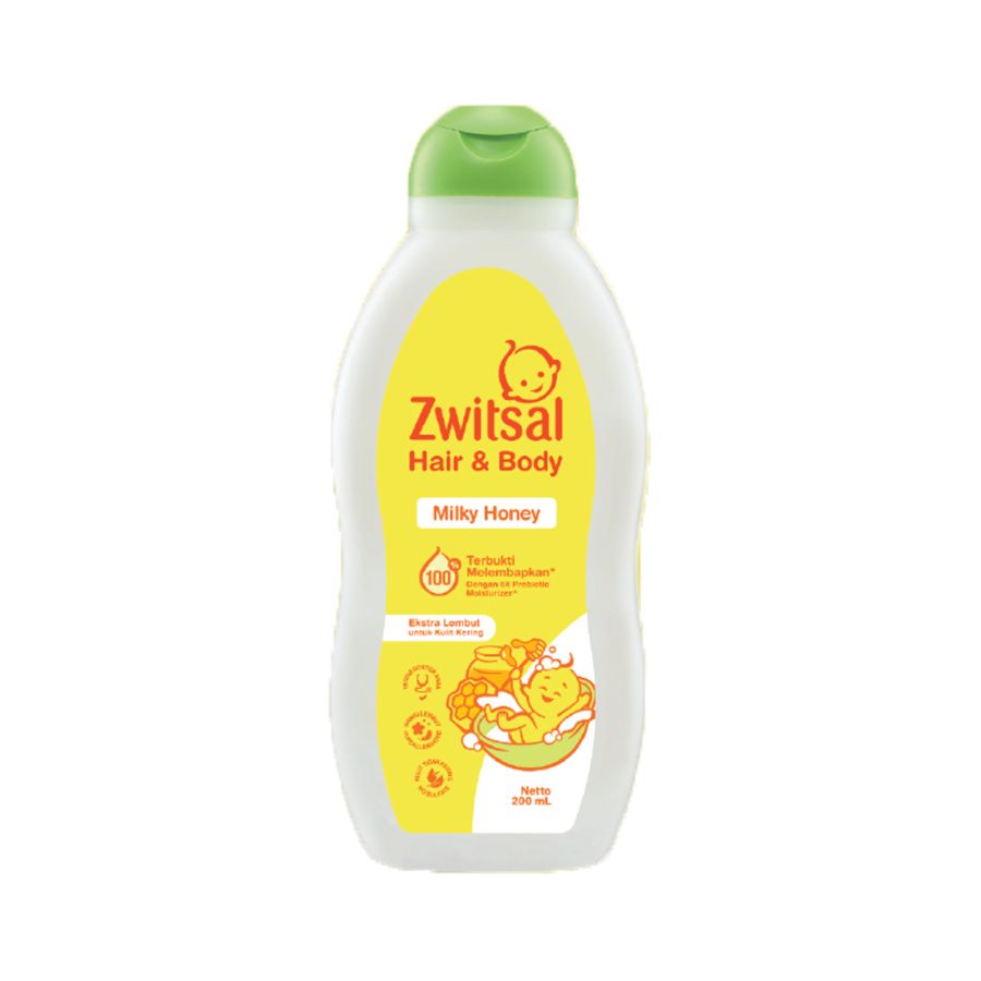 Zwitsal Baby Bath Natural Rich Honey Sabun Mandi Bayi 200ml