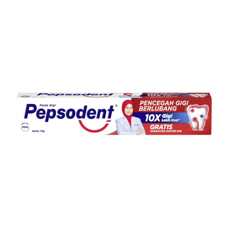 Pepsodent Perlindungan 12 Jam Tube/Pasta Gigi 75gram