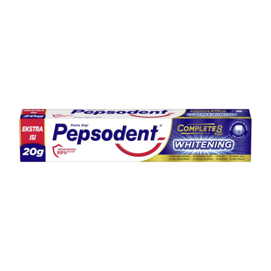 Pepsodent Plus Whitening/Pasta Gigi 190gram