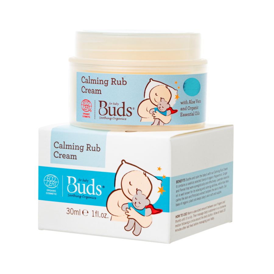 Buds Organics Calming Rub Cream Kolik Bayi dan Anak 30ml