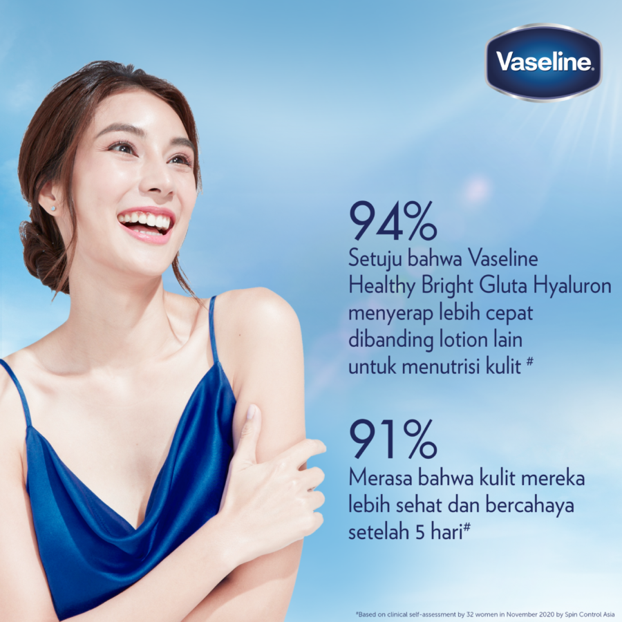 Vaseline Gluta Hyaluron Niacinamide UV Lotion Dewy Radiance 330ml