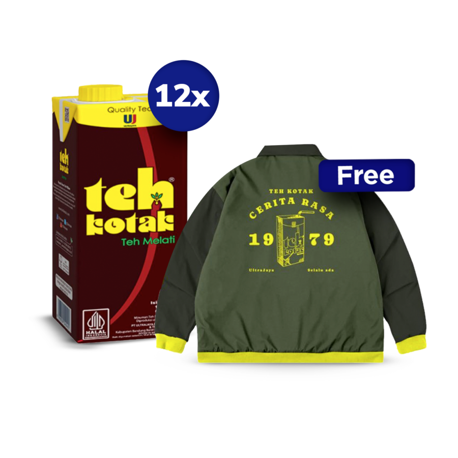 Bundle Teh Kotak 1000ml Free Exclusive Jacket Teh Kotak