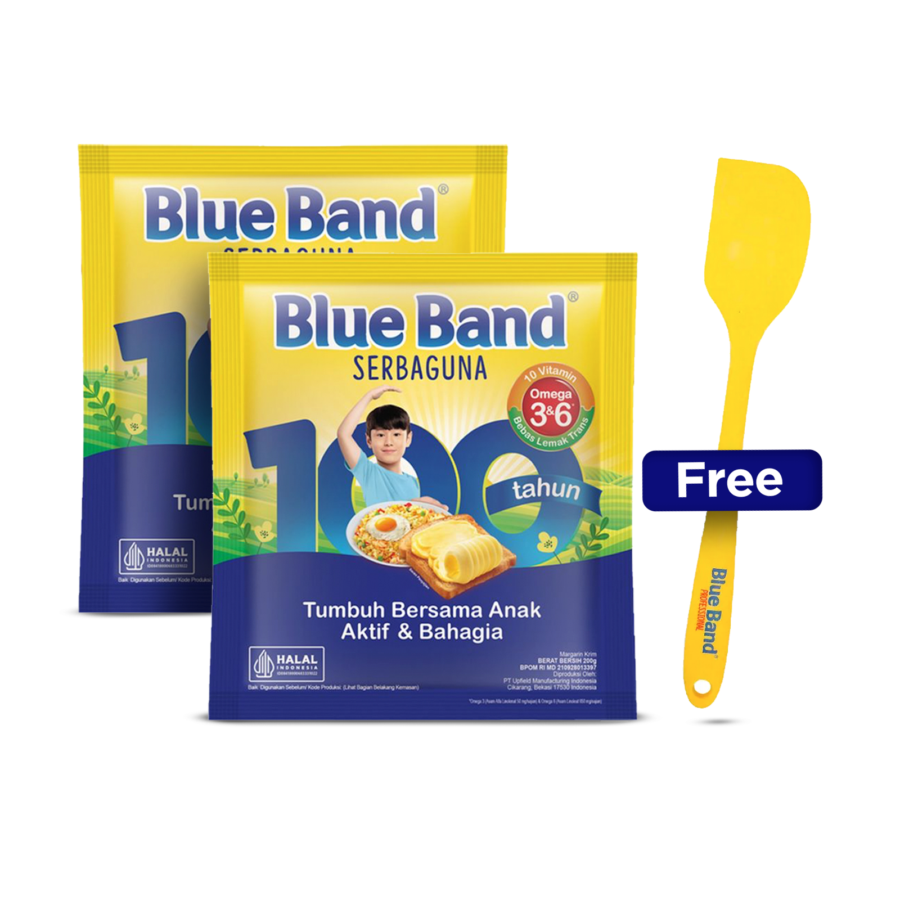 Buy 2 Blueband Serbaguna Margarin 200gr free 1 Spatula