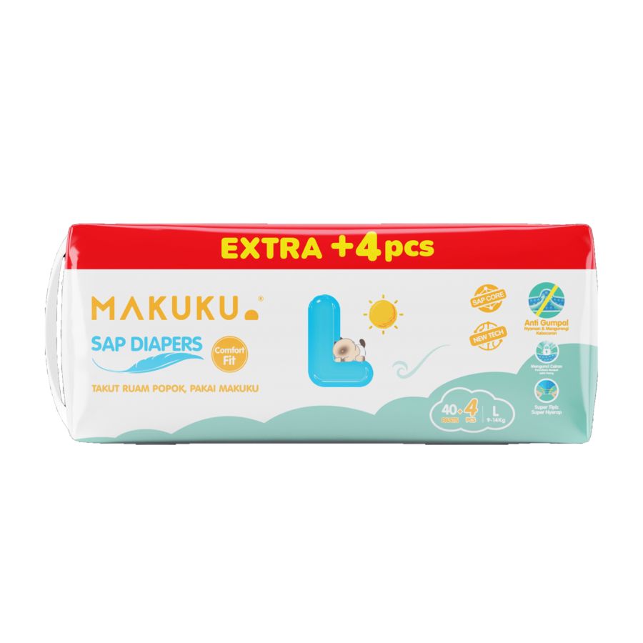 Makuku SAP Comfort Fit Pants Diapers L40+4