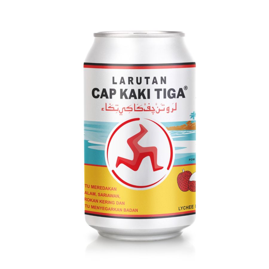 Larutan Cap Kaki Tiga Leci 320ml