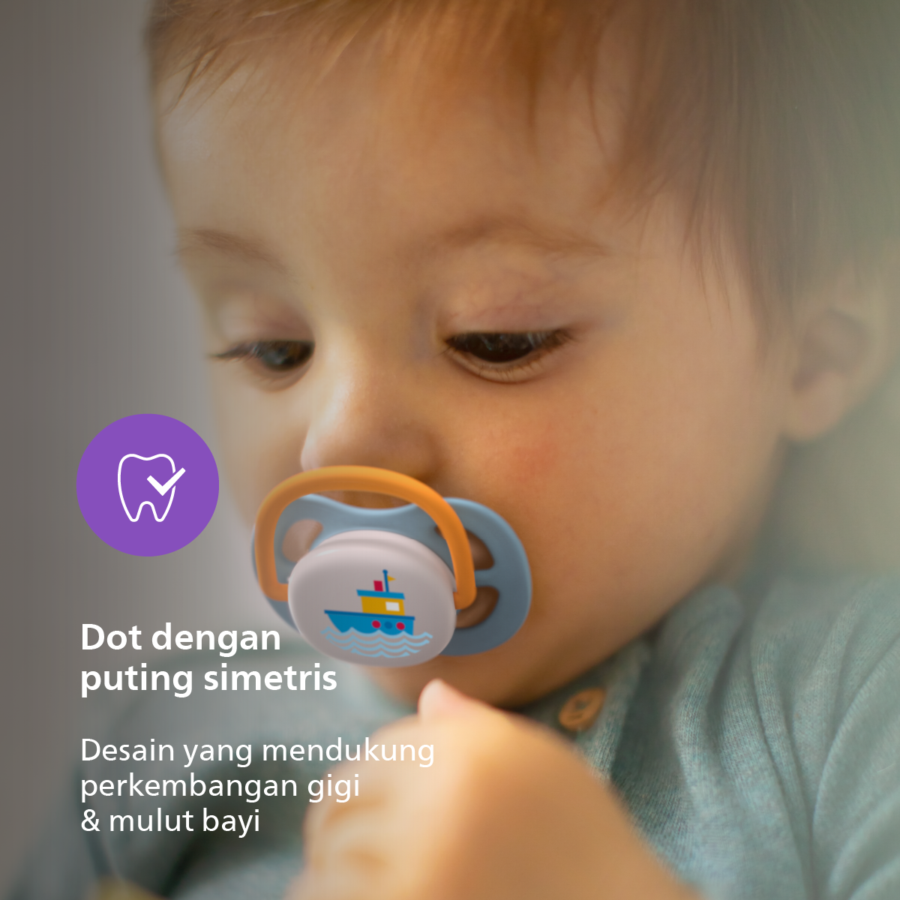 Philips Avent Soother Air Coll 0-6M Boy Mam/Boa Empeng Dot Bayi 1pcs