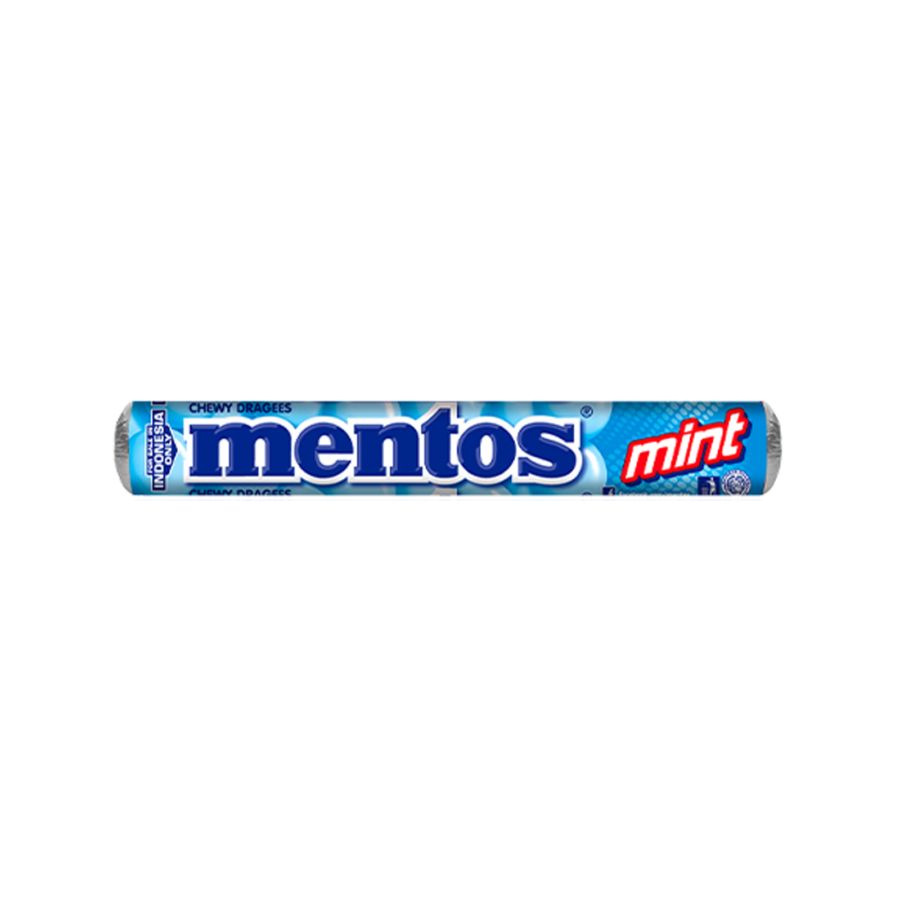 Mentos Mint Chewy Roll 37gram